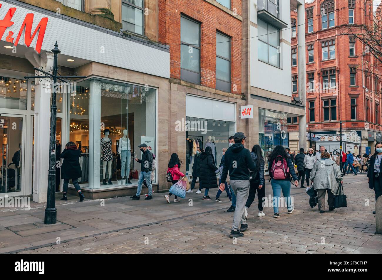City centre of Manchester, UK Stock Photo - Alamy