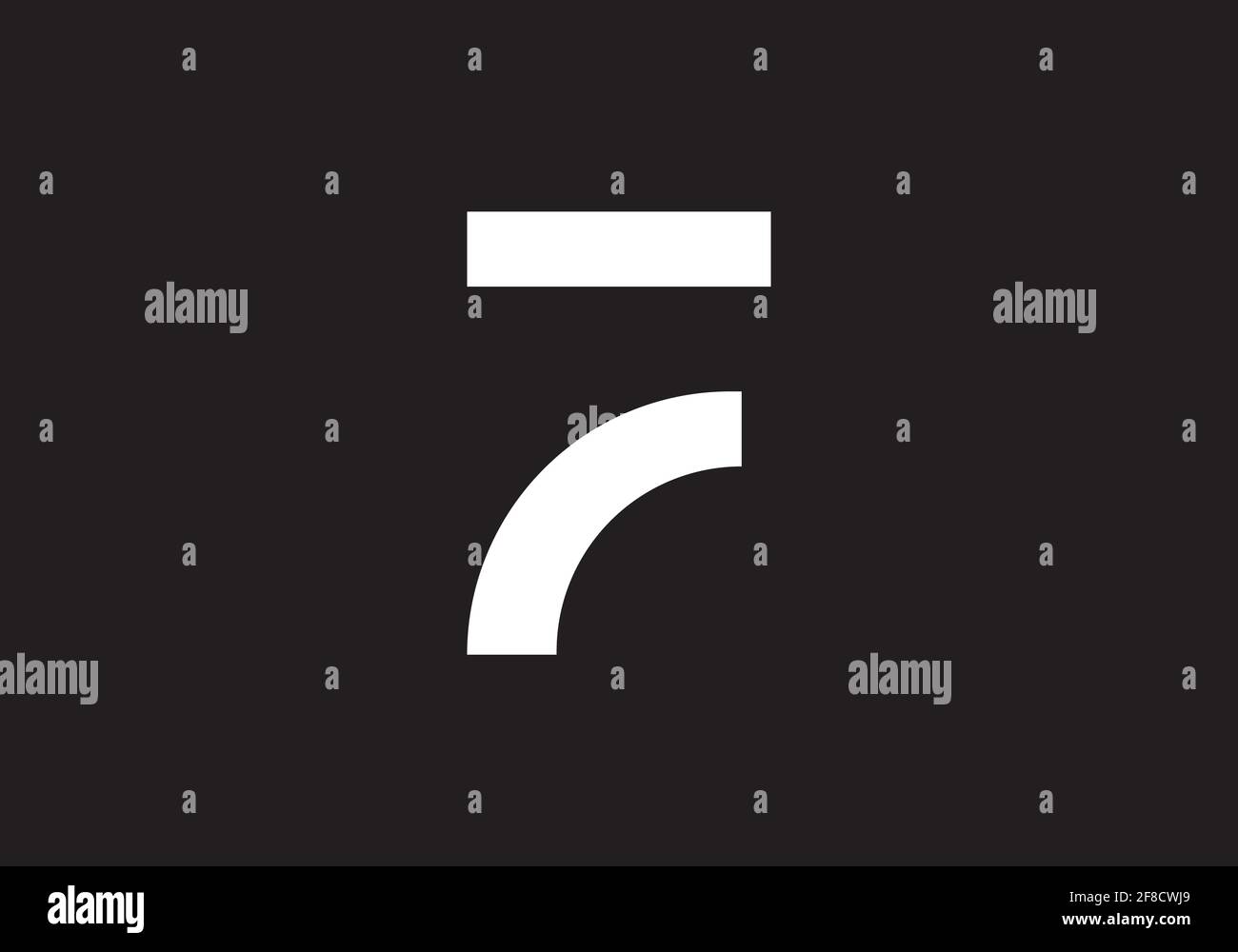 Initial Monogram Letter FC Logo Design Vector Template. Stock Vector