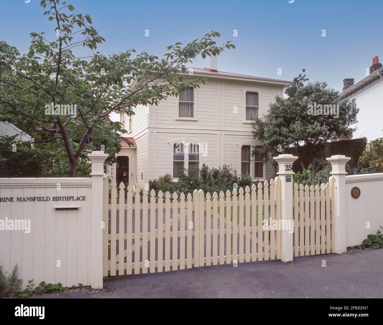 Katherine Mansfield House & Garden, Tinakori Road, Thorndon, Wellington, New Zealand Stock Photo
