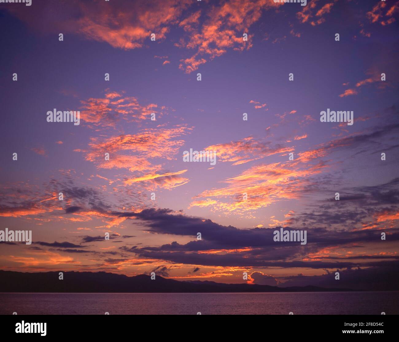 Tropical sunset, Doctor's Cave Beach, Montego Bay, Saint Ann Parish