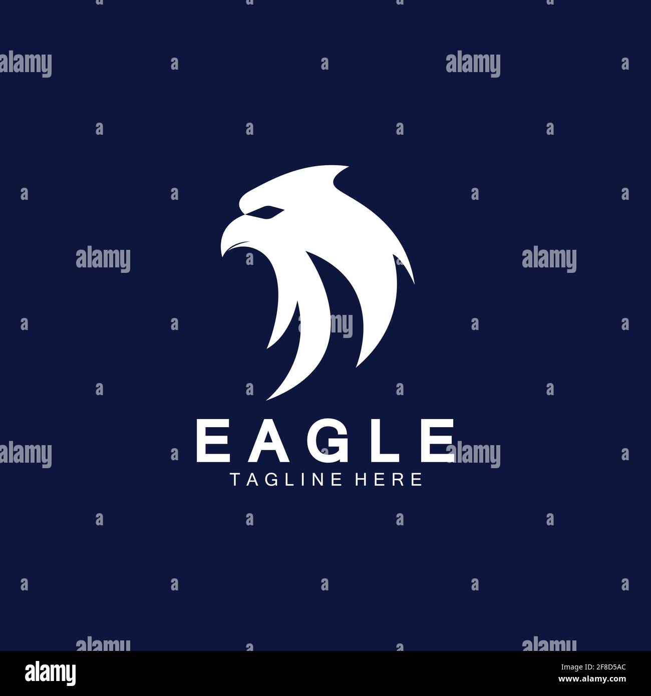 Falcon hawk eagle icon Stock Vector Images - Alamy