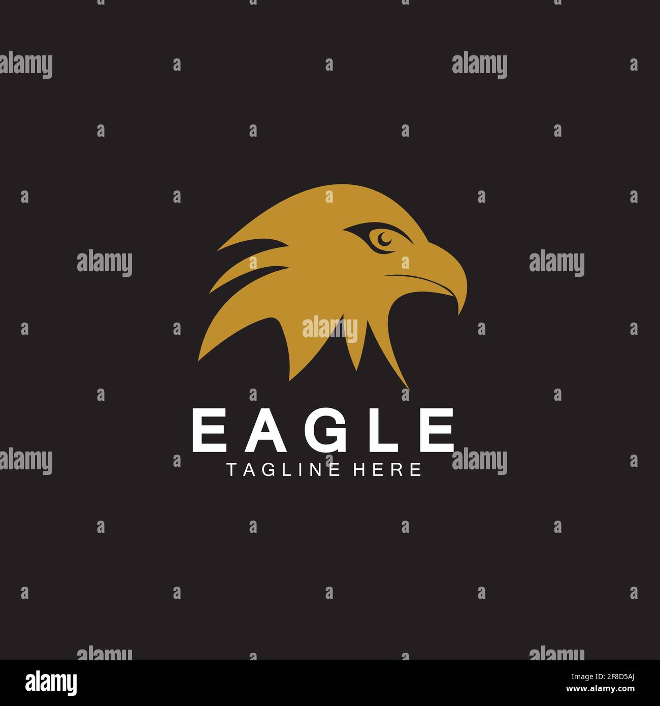 Eagle icon logo design vector template Stock Vector