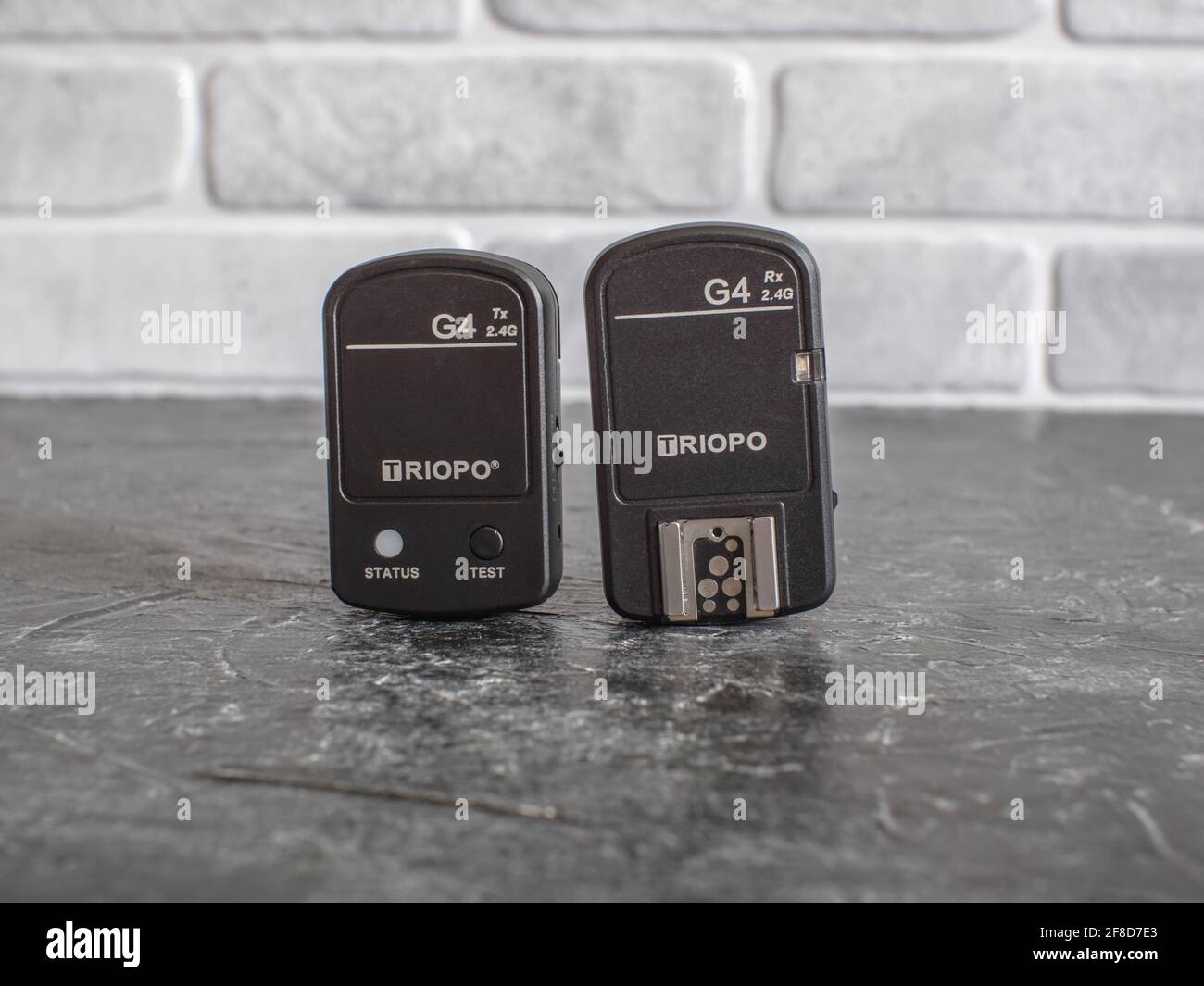 Russia, Krasnodar - April 2, 2021: Triopo G4 wireless Flash ...