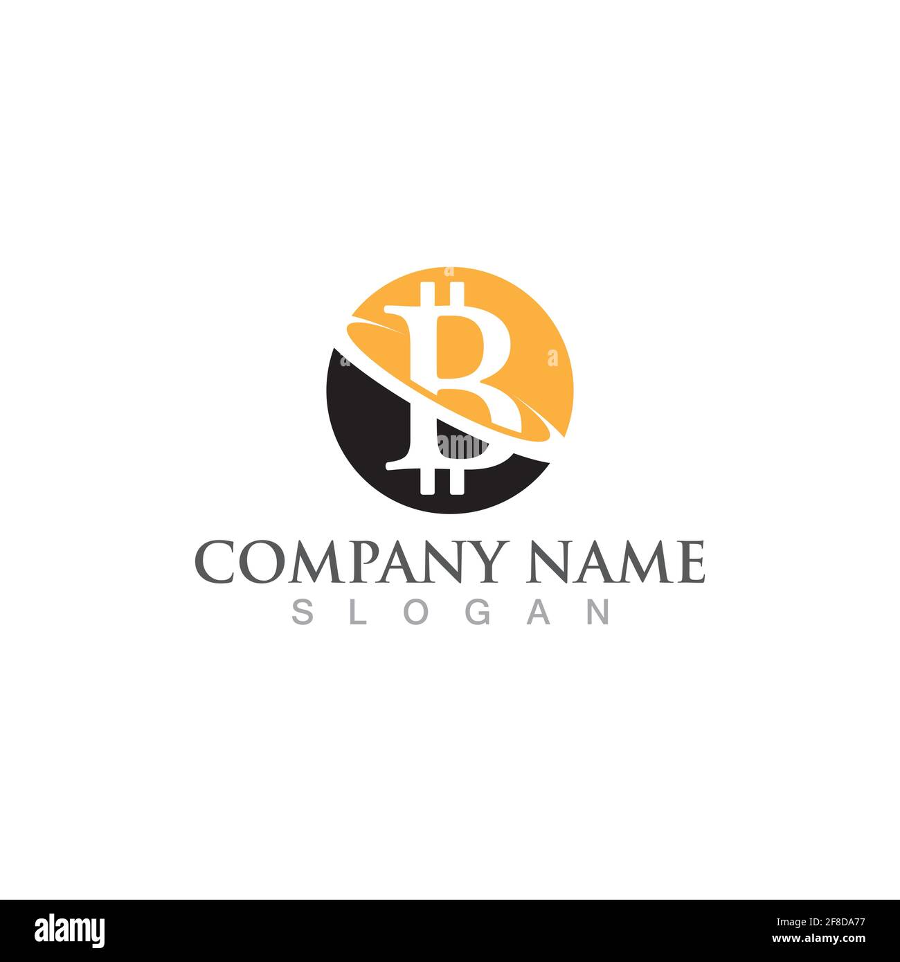 Btc coin logo and symbol vector image Stock Vector Image & Art - Alamy