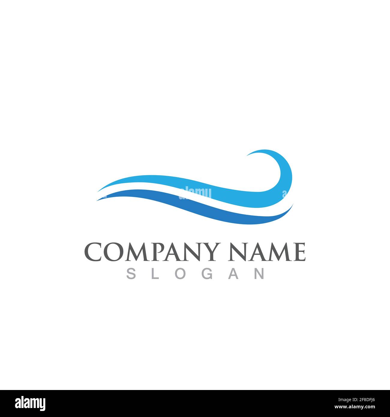 Water wave icon vector illustration design logo Stock Vector Image ...