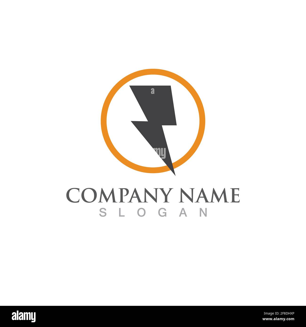 Thunderbolt logo and symbol vector Stock Vector Image & Art - Alamy