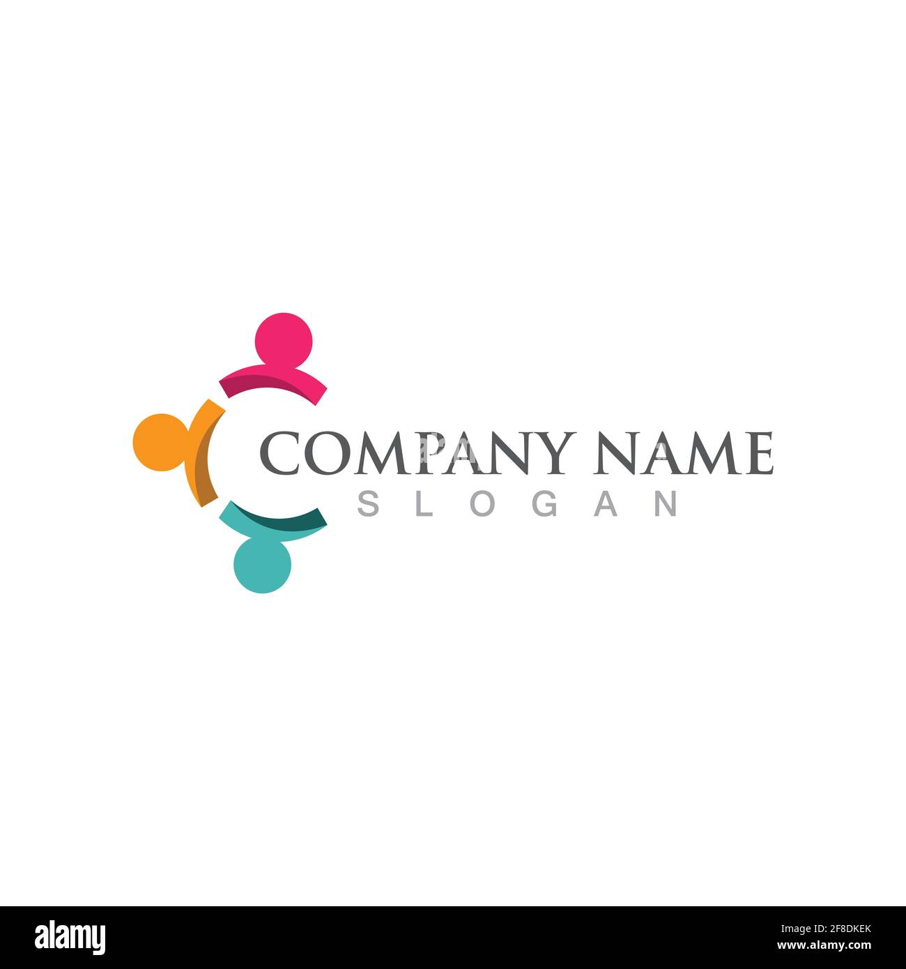 Community, network and social icon design template Stock Vector Image ...