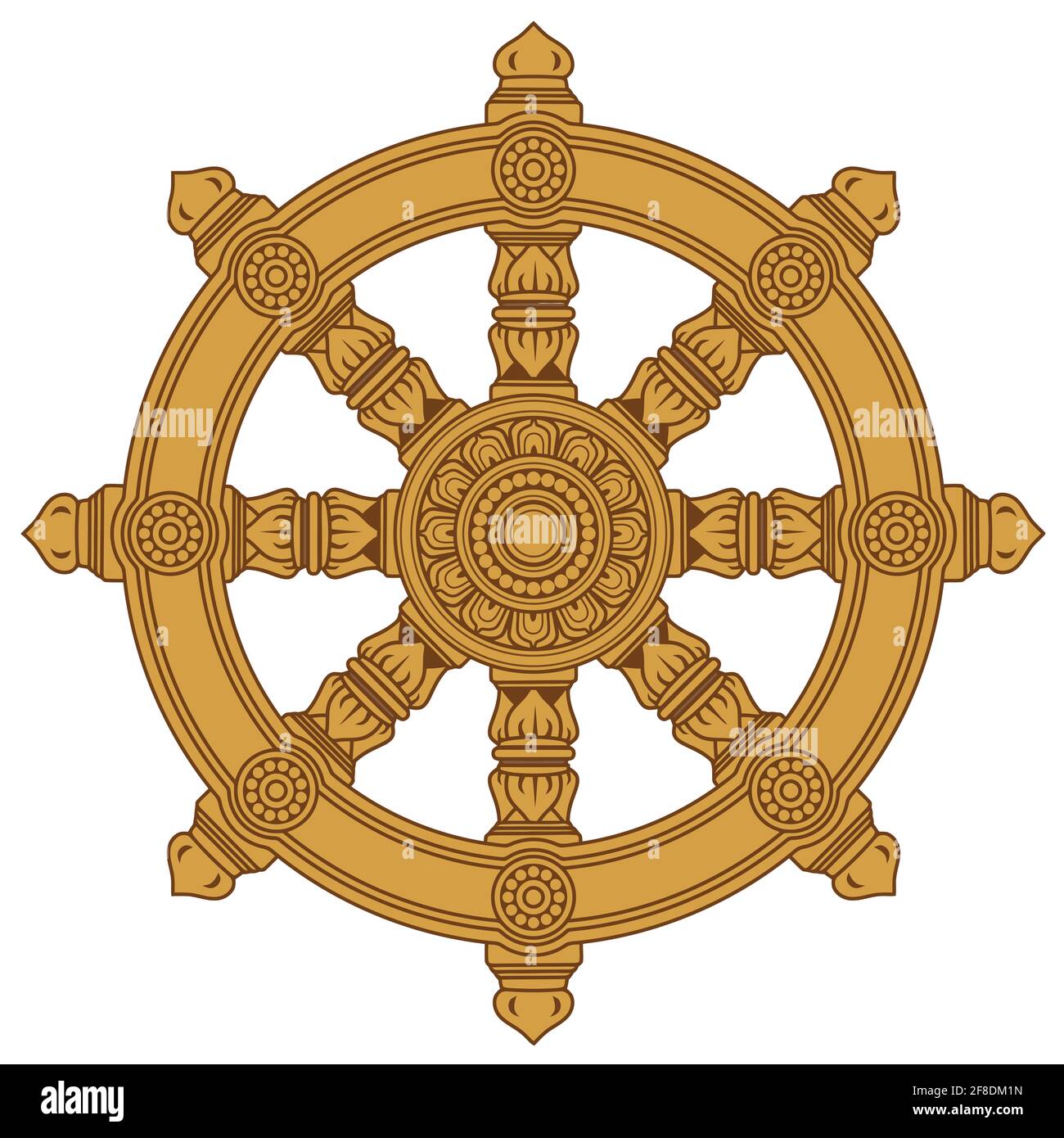 Buddhist Symbol Wheel Buddhist Symbol Wheel