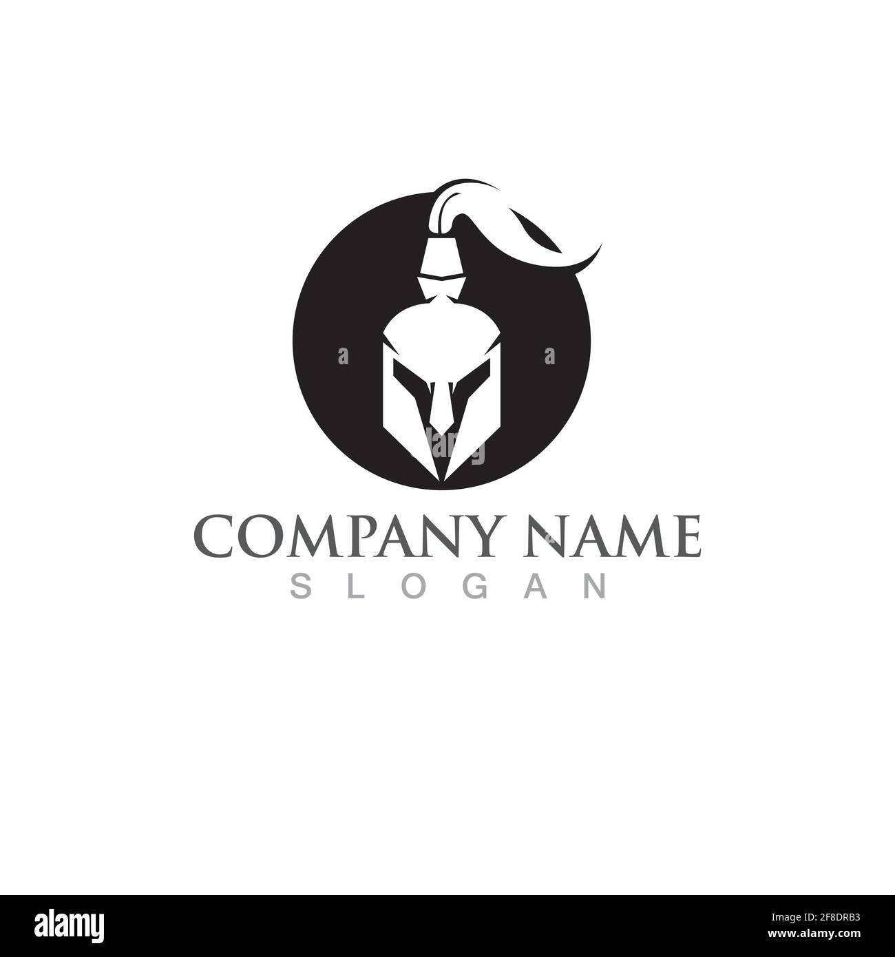 Gladiator mask or helmet logo and symbol vector Stock Vector Image ...