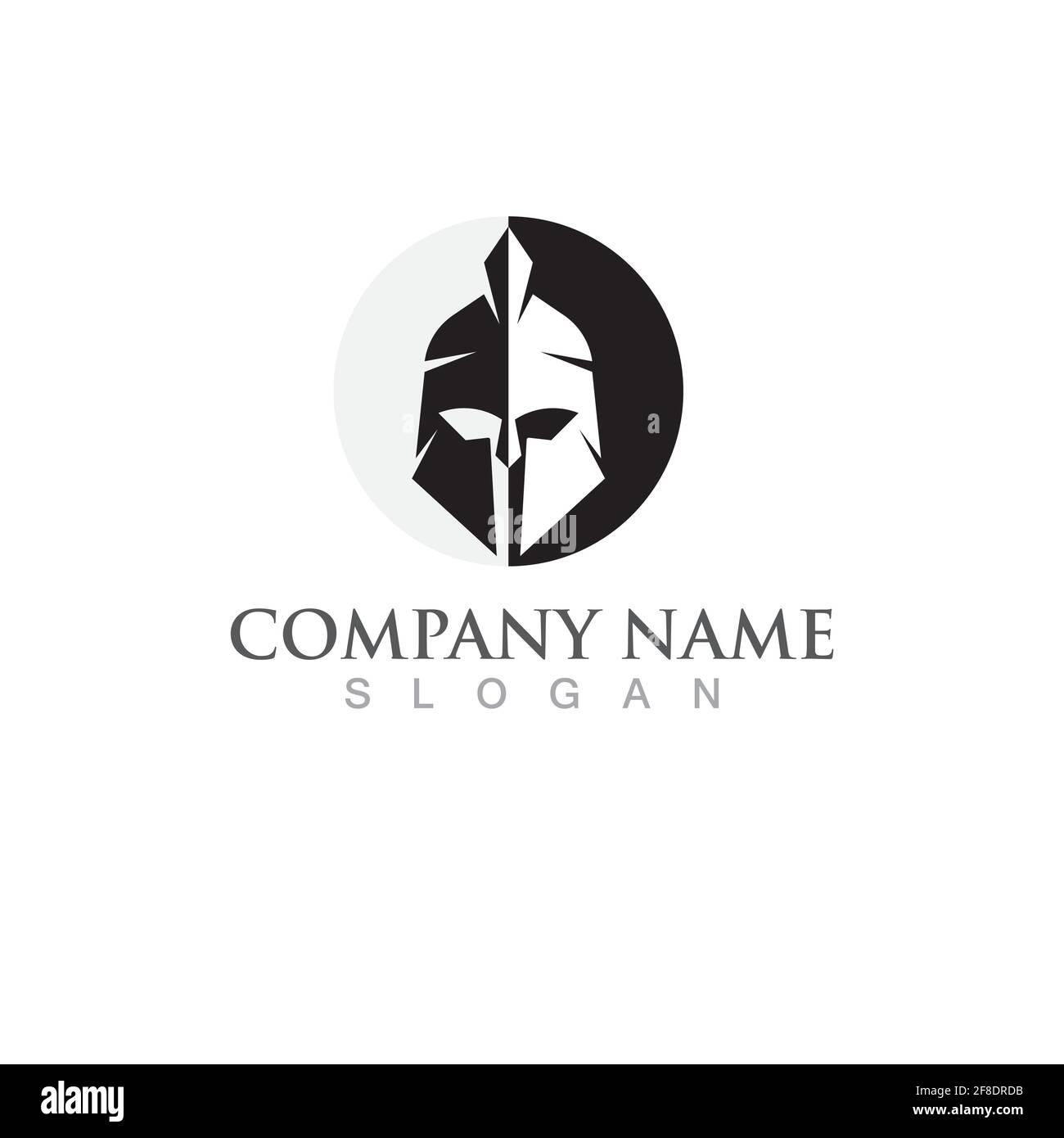 Gladiator mask or helmet logo and symbol vector Stock Vector Image ...