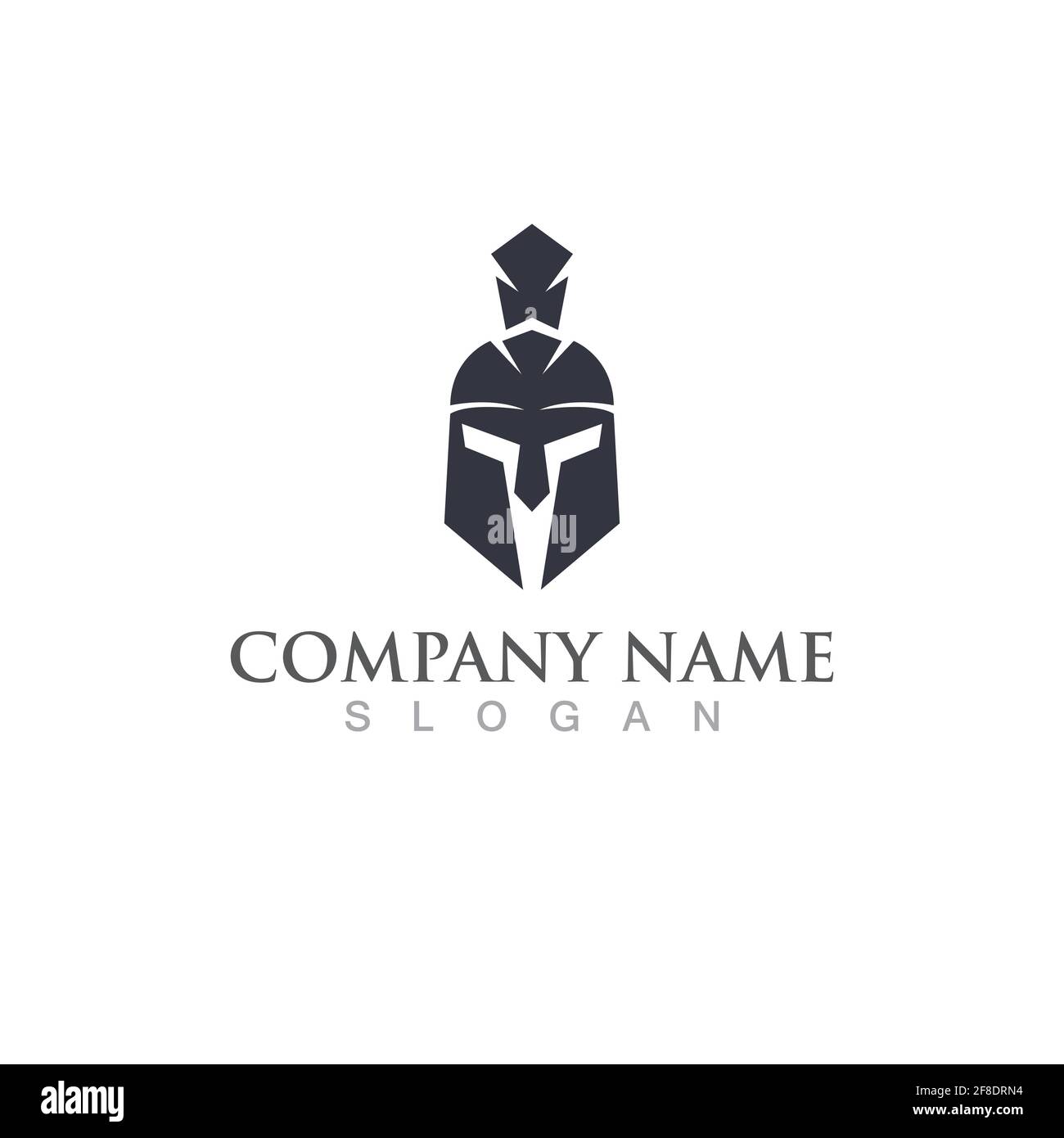 Gladiator mask or helmet logo and symbol vector Stock Vector Image ...