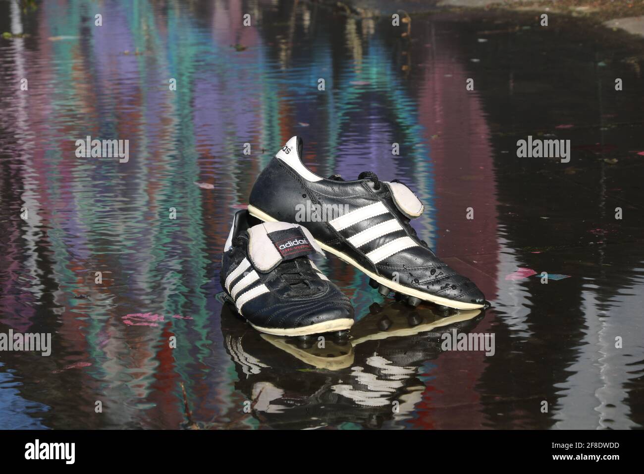 Adidas Copa Mundial Moulded Football Boots Stock Photo