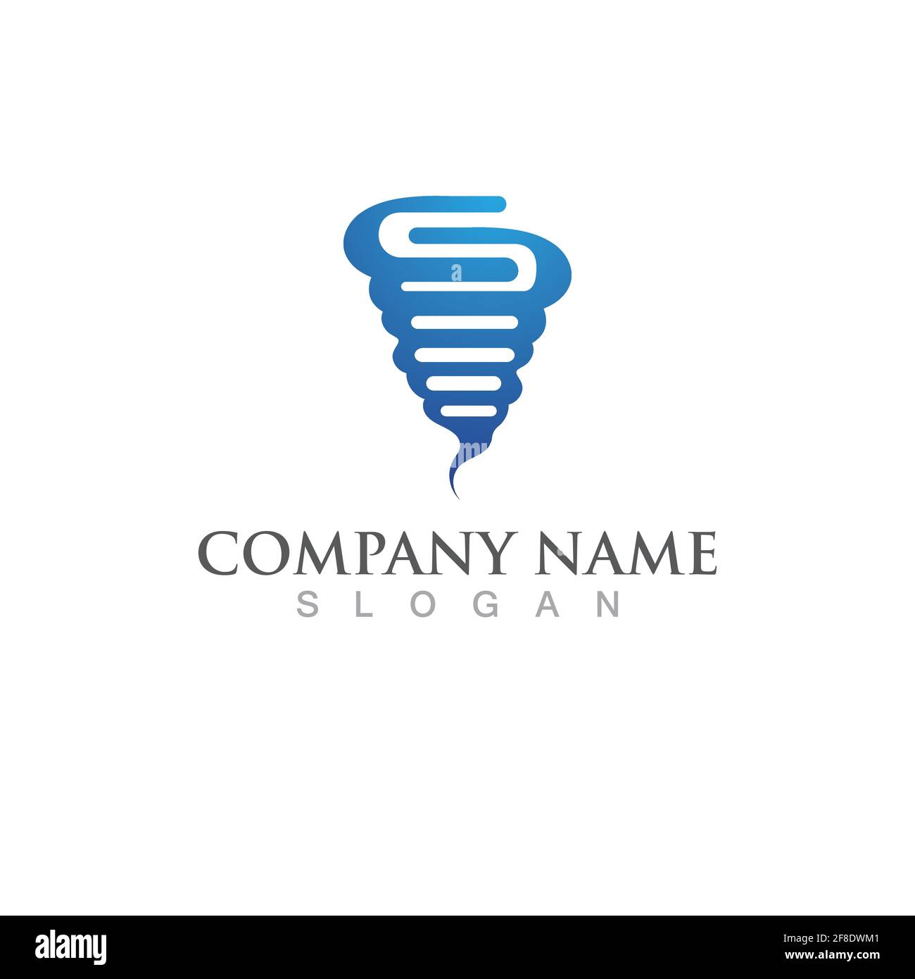 Tornado logo and symbol icon vector Stock Vector