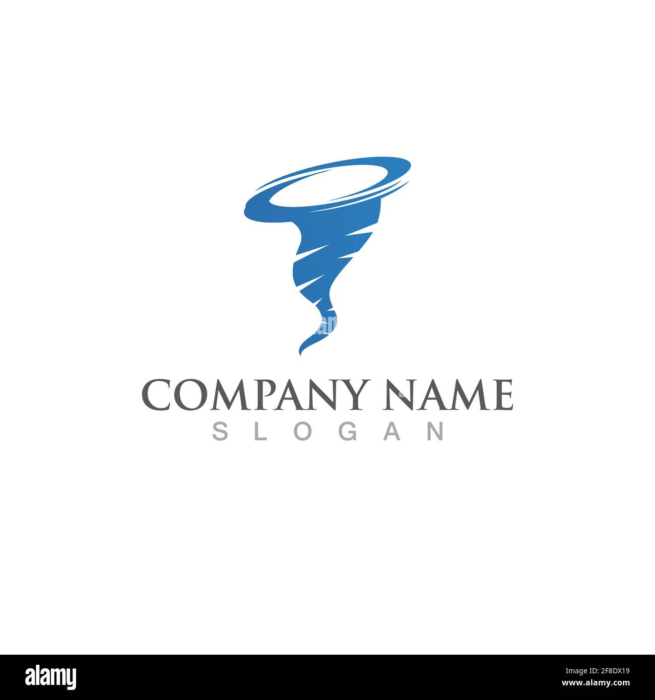 Tornado logo and symbol icon vector Stock Vector