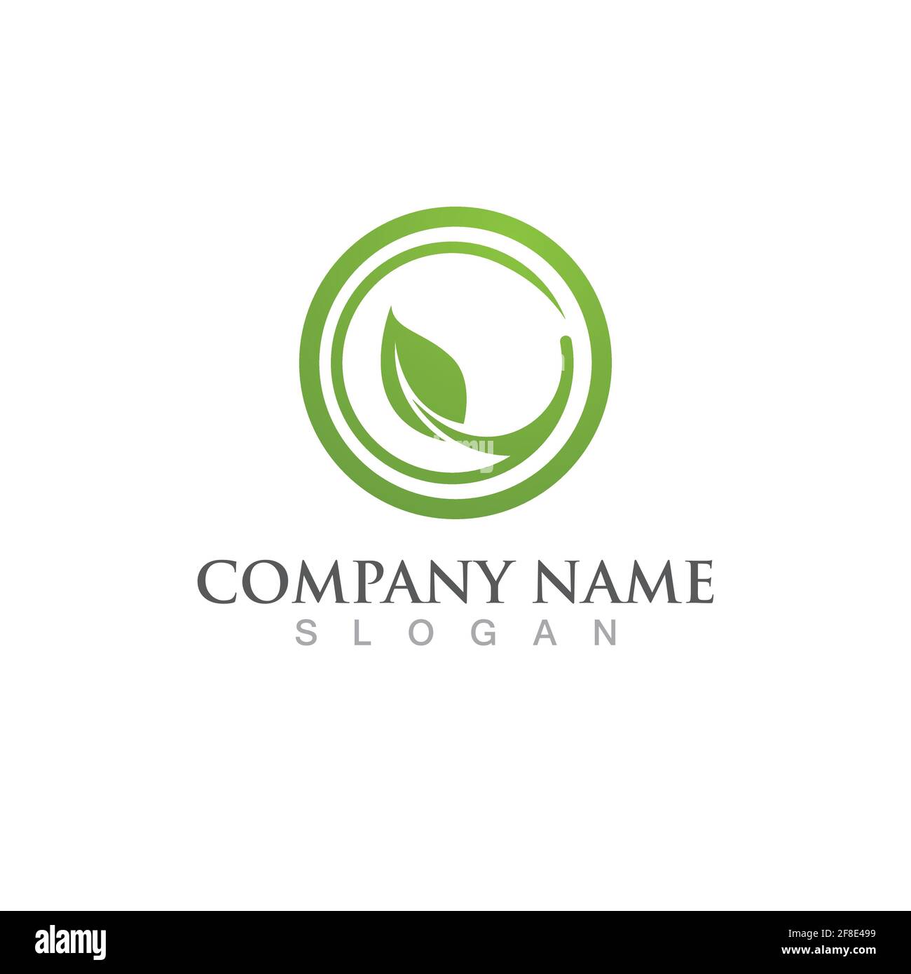 green leaf ecology nature logo element vector Stock Vector Image & Art ...