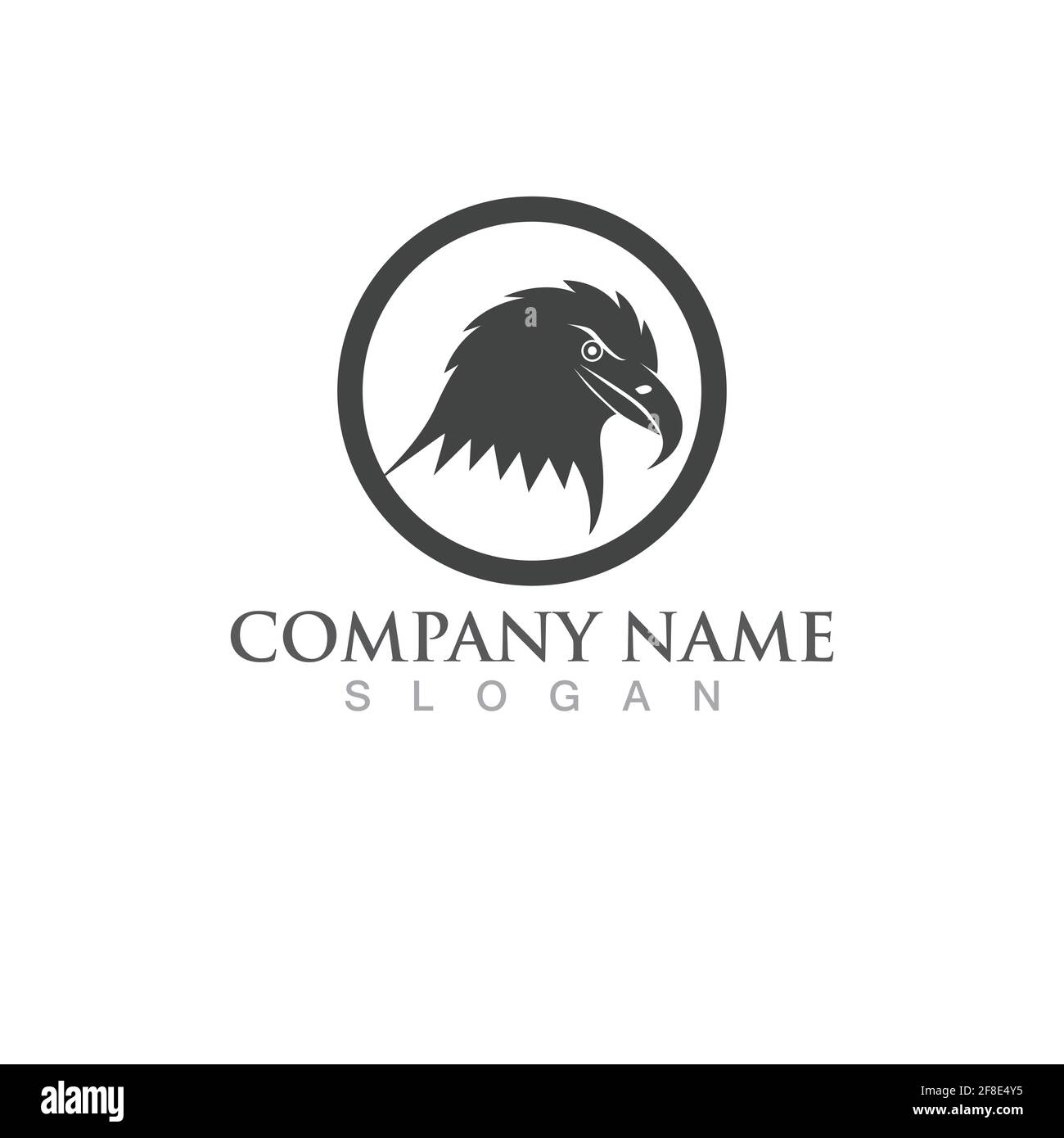 Eagle head Logo Template vector illustration design Stock Vector Image ...