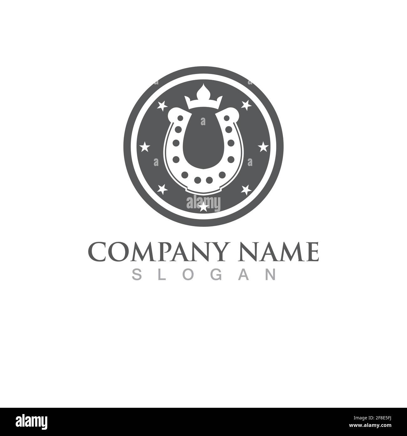 Horseshoe logo and symbol vector Stock Vector Image & Art Alamy