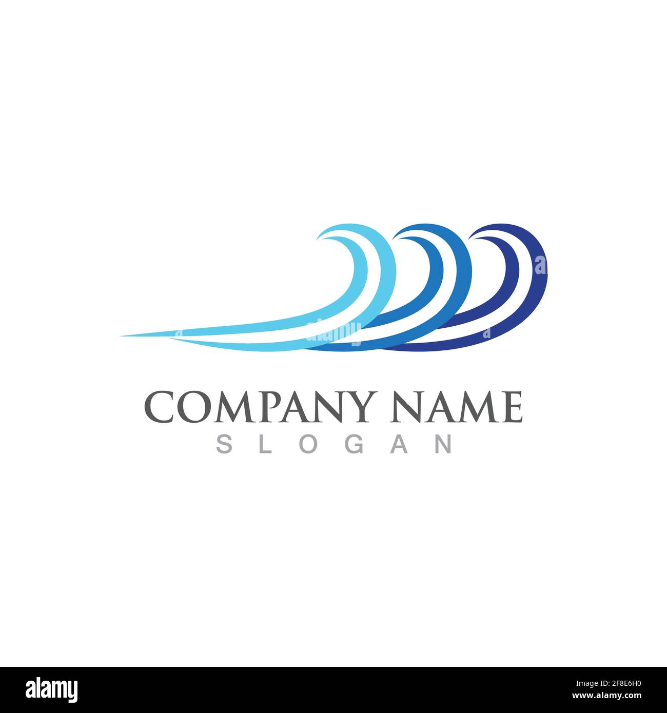 Water wave icon vector illustration design logo Stock Vector Image ...