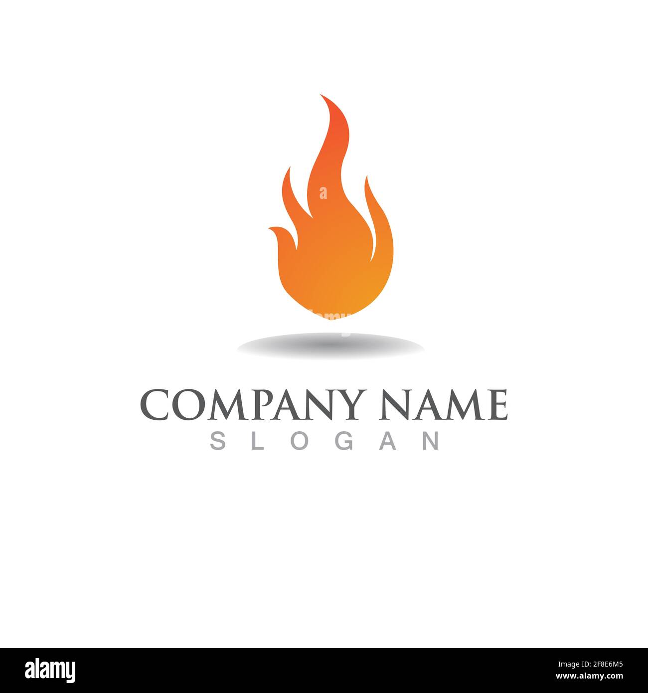Fire vector illustration design template Stock Vector Image & Art - Alamy