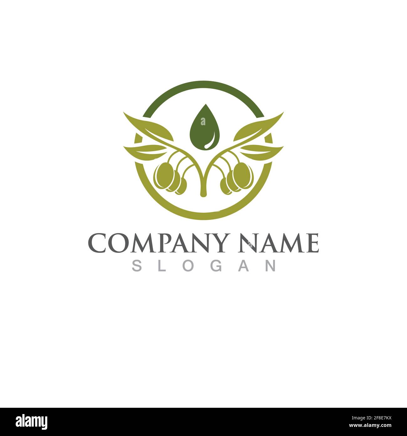 Olive tree vector illustration design template Stock Vector Image & Art ...