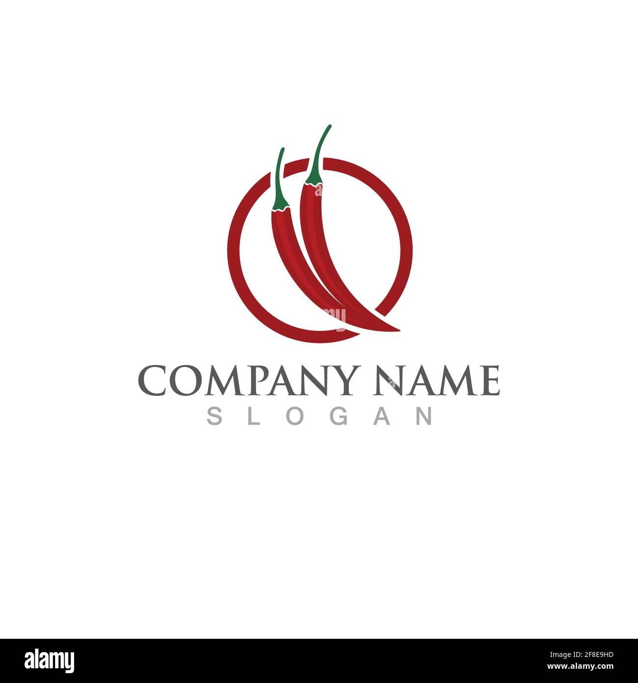 hot chilies logo and symbol vector Stock Vector
