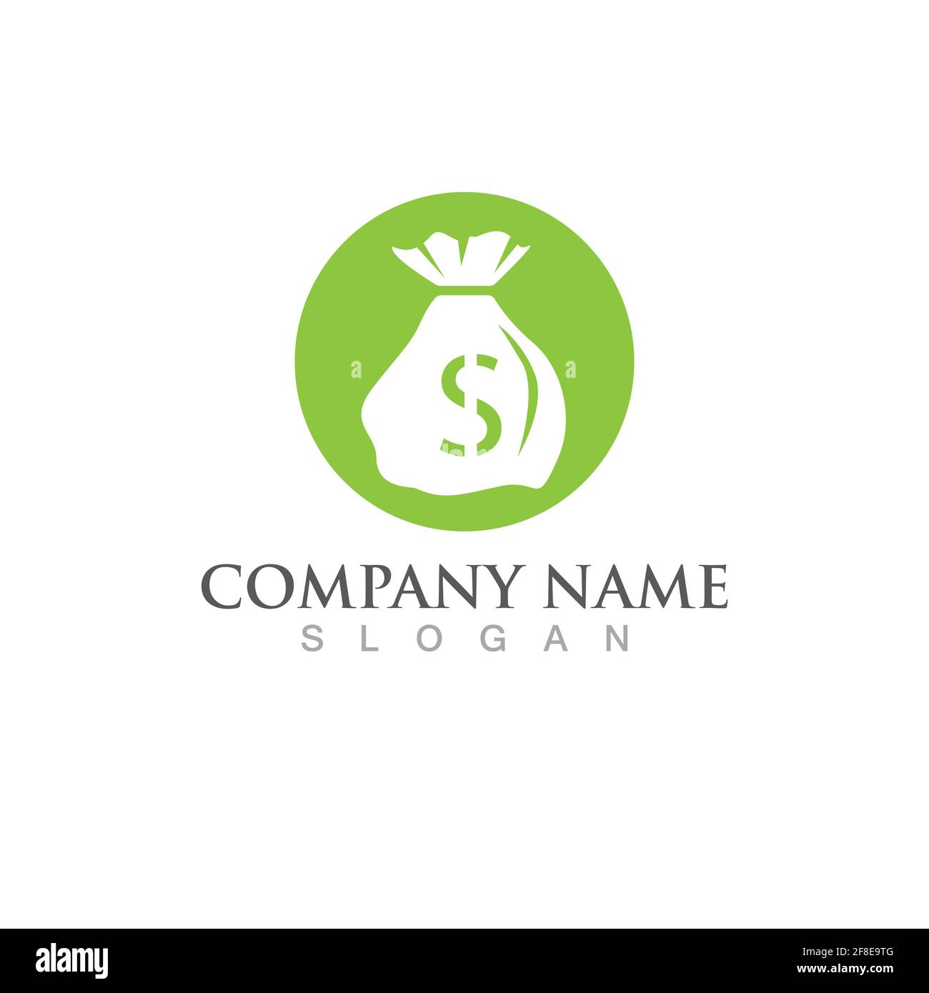 Money Bag icon Template vector illustration design Stock Vector Image ...