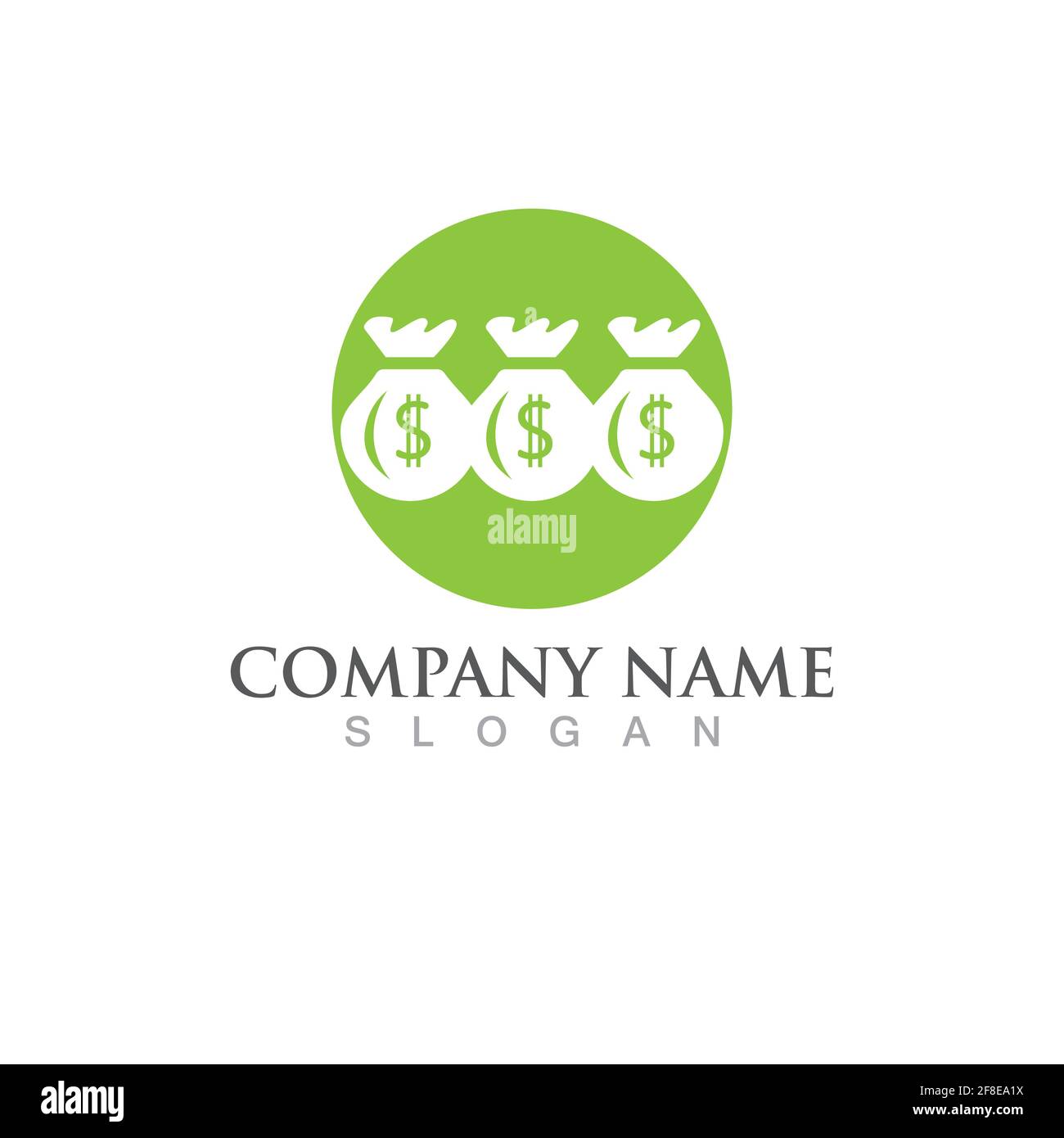 Money Bag icon Template vector illustration design Stock Vector Image ...