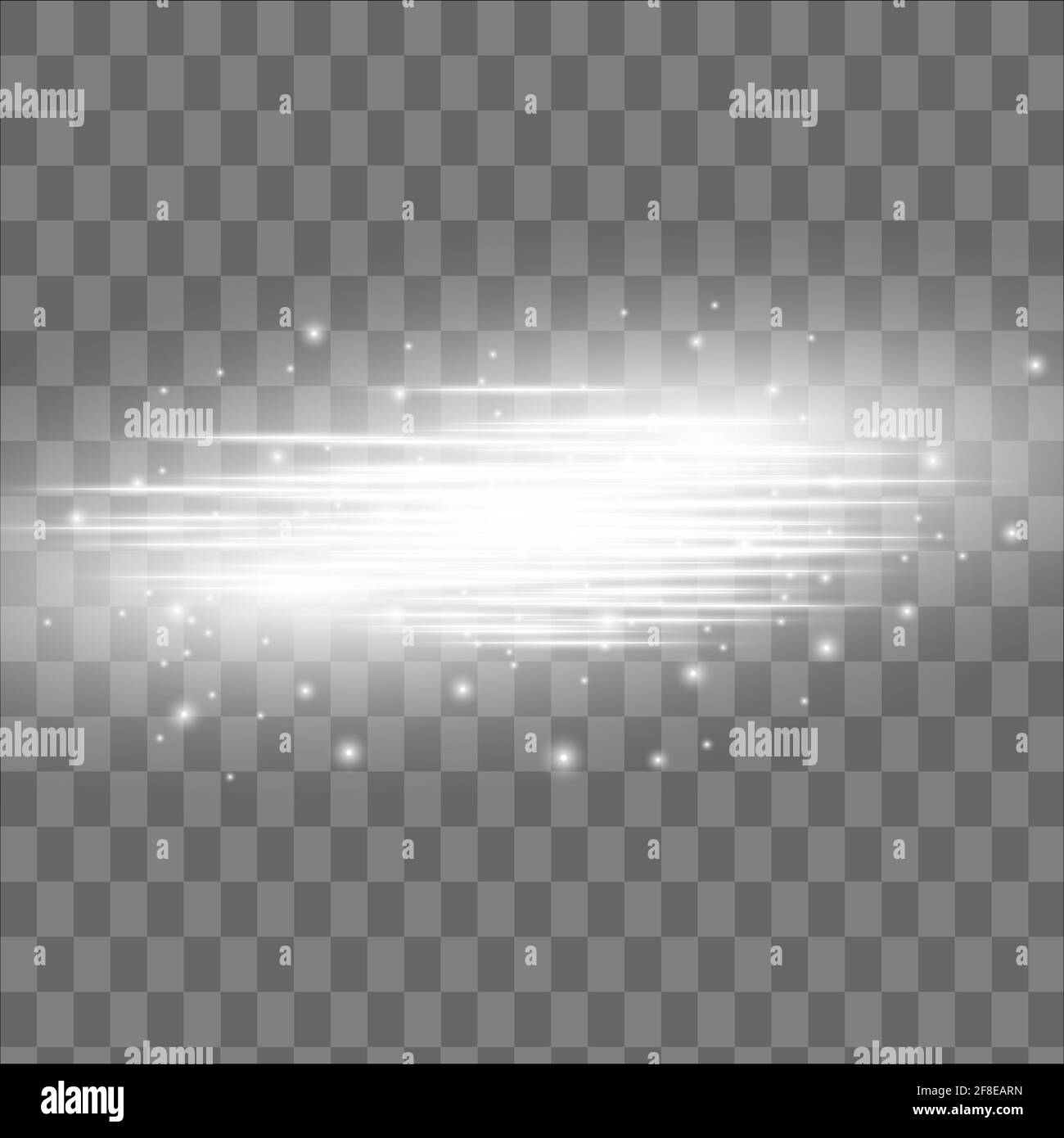 Abstract white laser beam. Transparent isolated on black background. Vector  illustration.the lighting effect.floodlight directional Stock Vector Image  & Art - Alamy