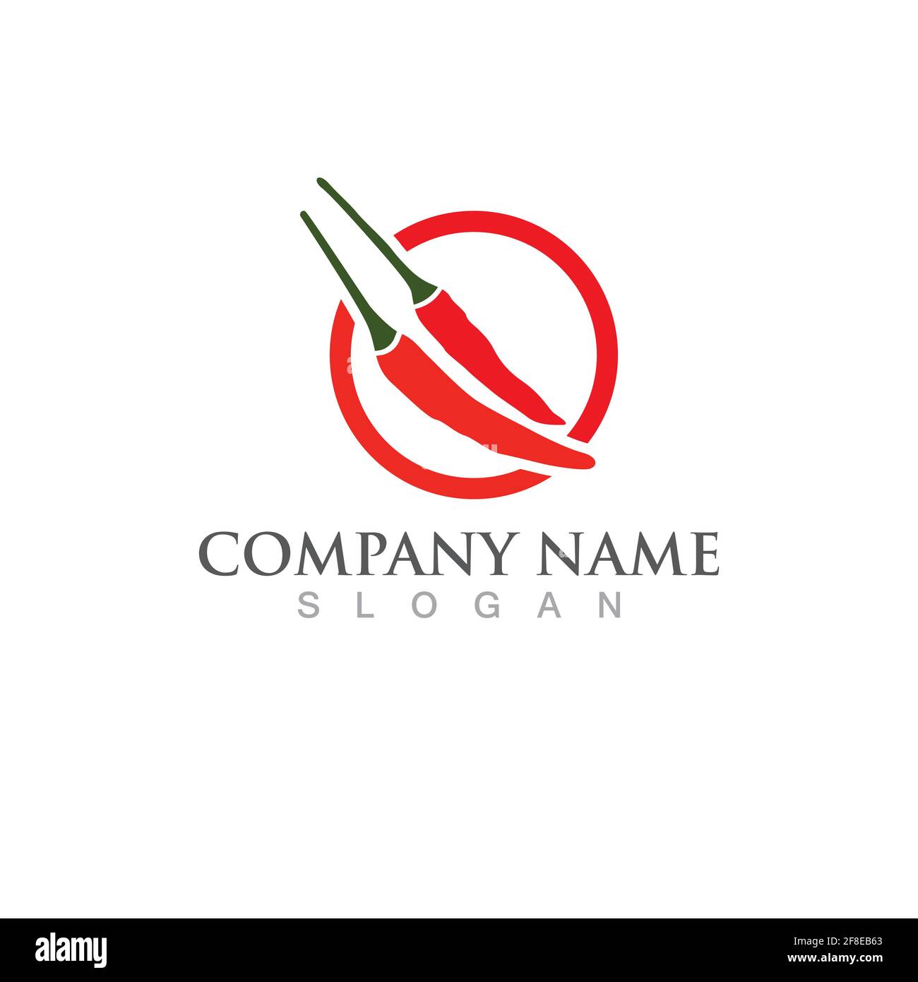 hot chilies logo and symbol vector Stock Vector