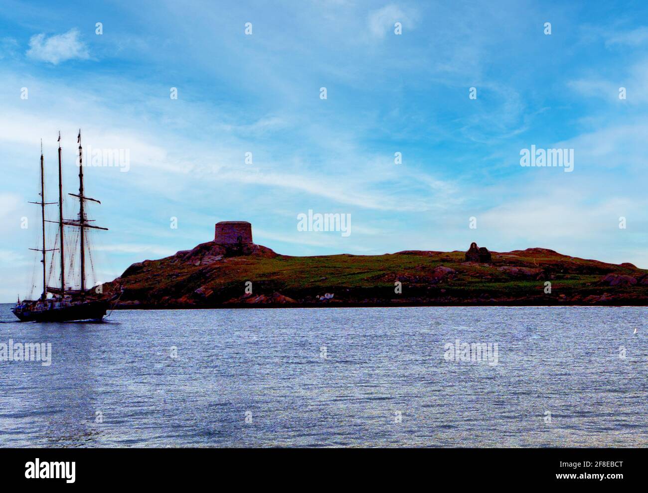 Dalkey island from the harbour hires stock photography and images Alamy