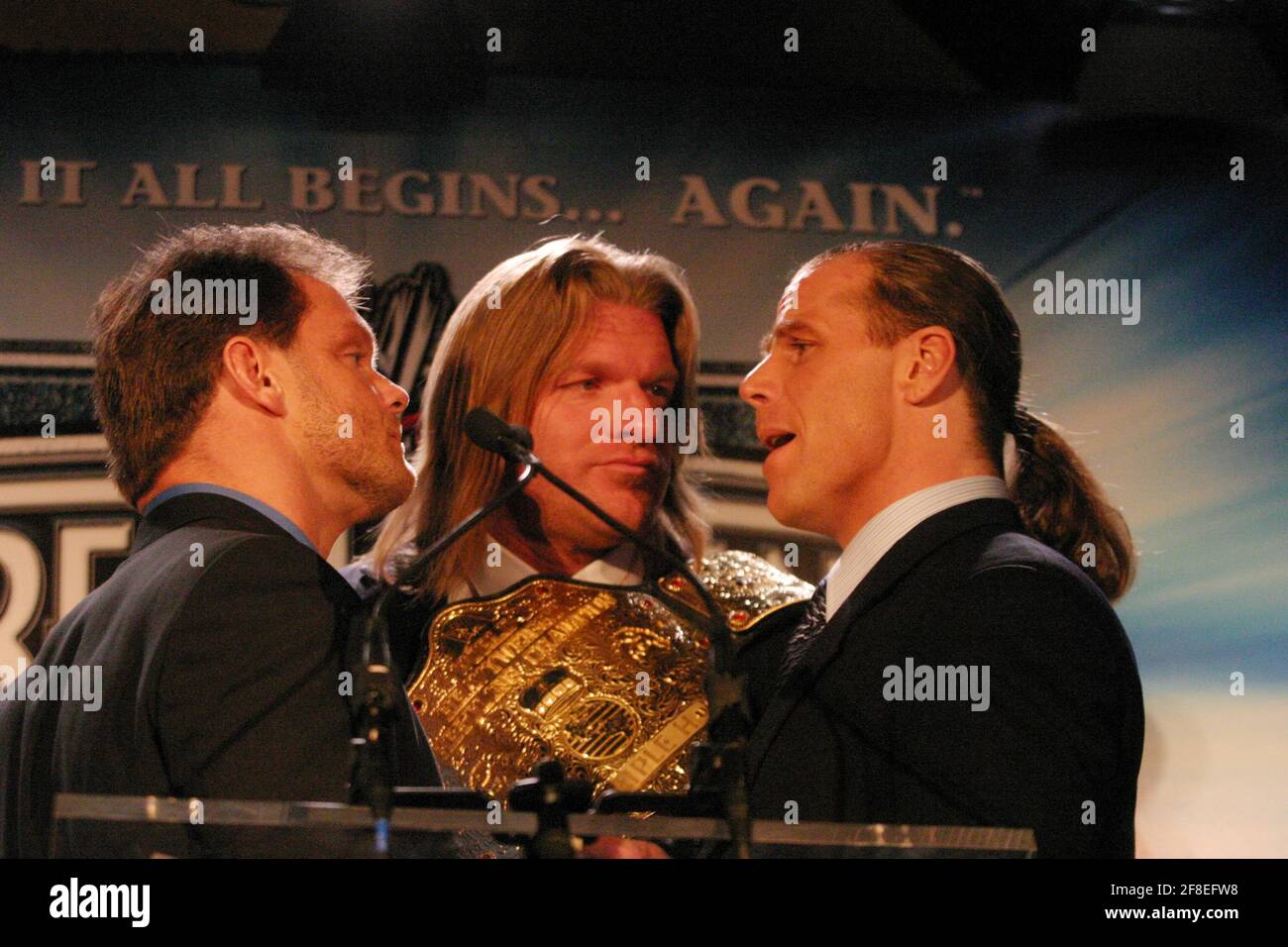 Triple H Vs Shawn Michaels Vs Chris Benoit