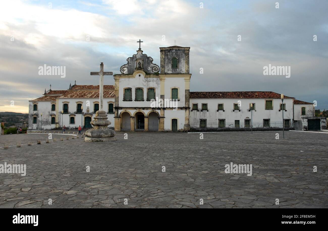 São Cristovão, Aracaju, Brazil, July 22, 2015. Church and convent of San Francisco, located in the municipality of São Cristovão in the city of Aracaj Stock Photo