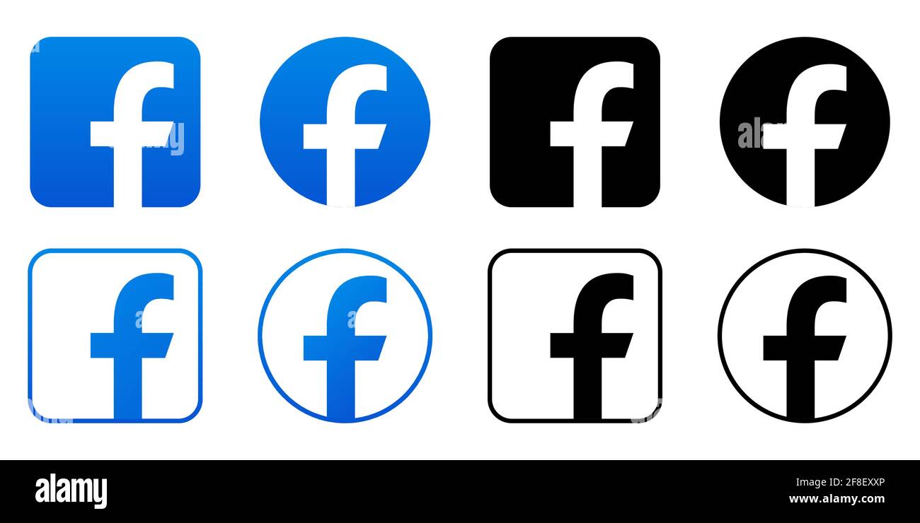 Facebook Icons Stock Vector Images Alamy Facebook Icons Stock Vector Images Alamy
