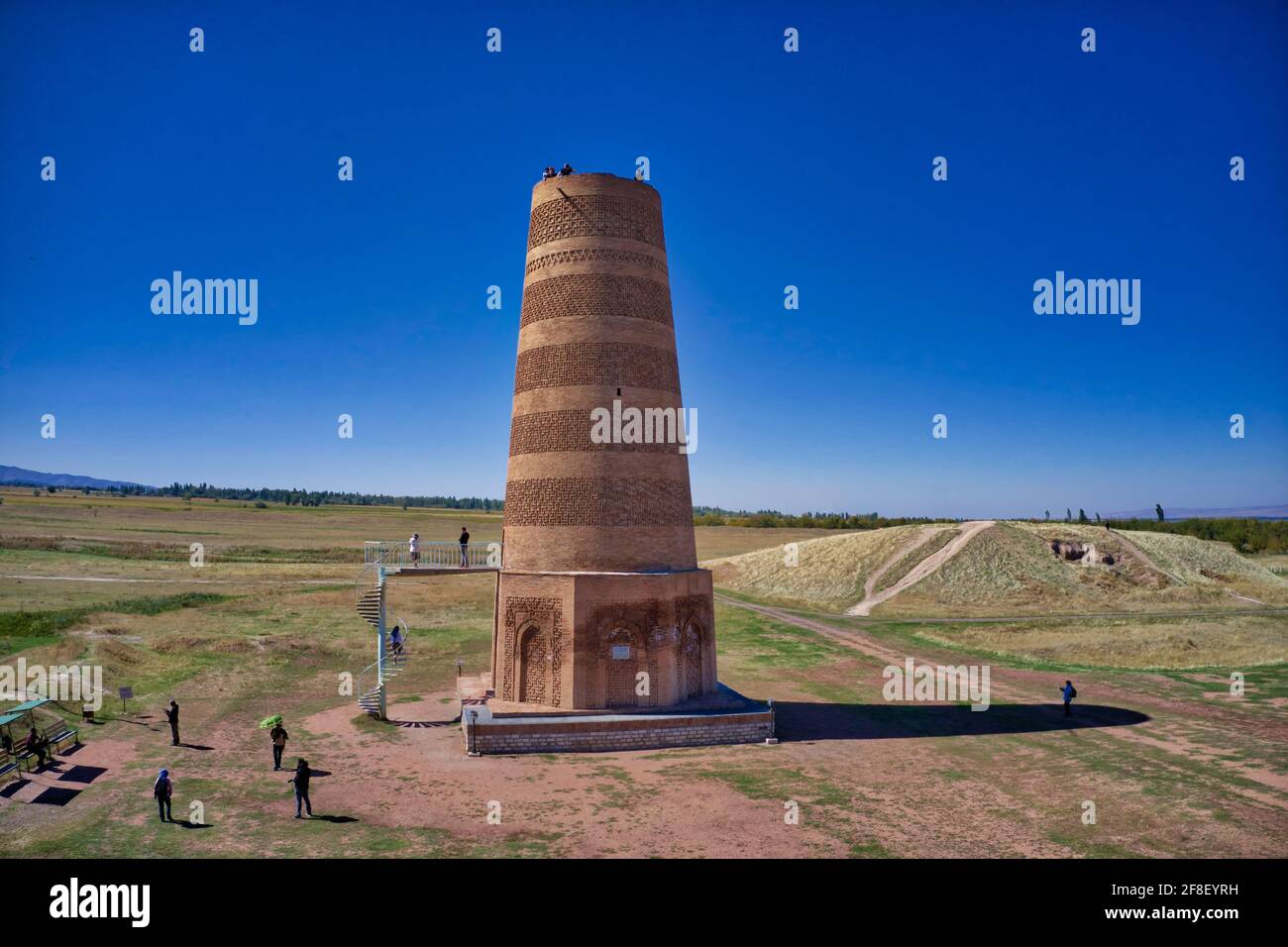 Burana Tower, Bishkek  Taken @Bishkek, Kyrgiztan Stock Photo