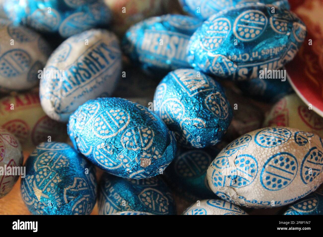A group of Hershey's cookies and cream eggs Stock Photo Alamy