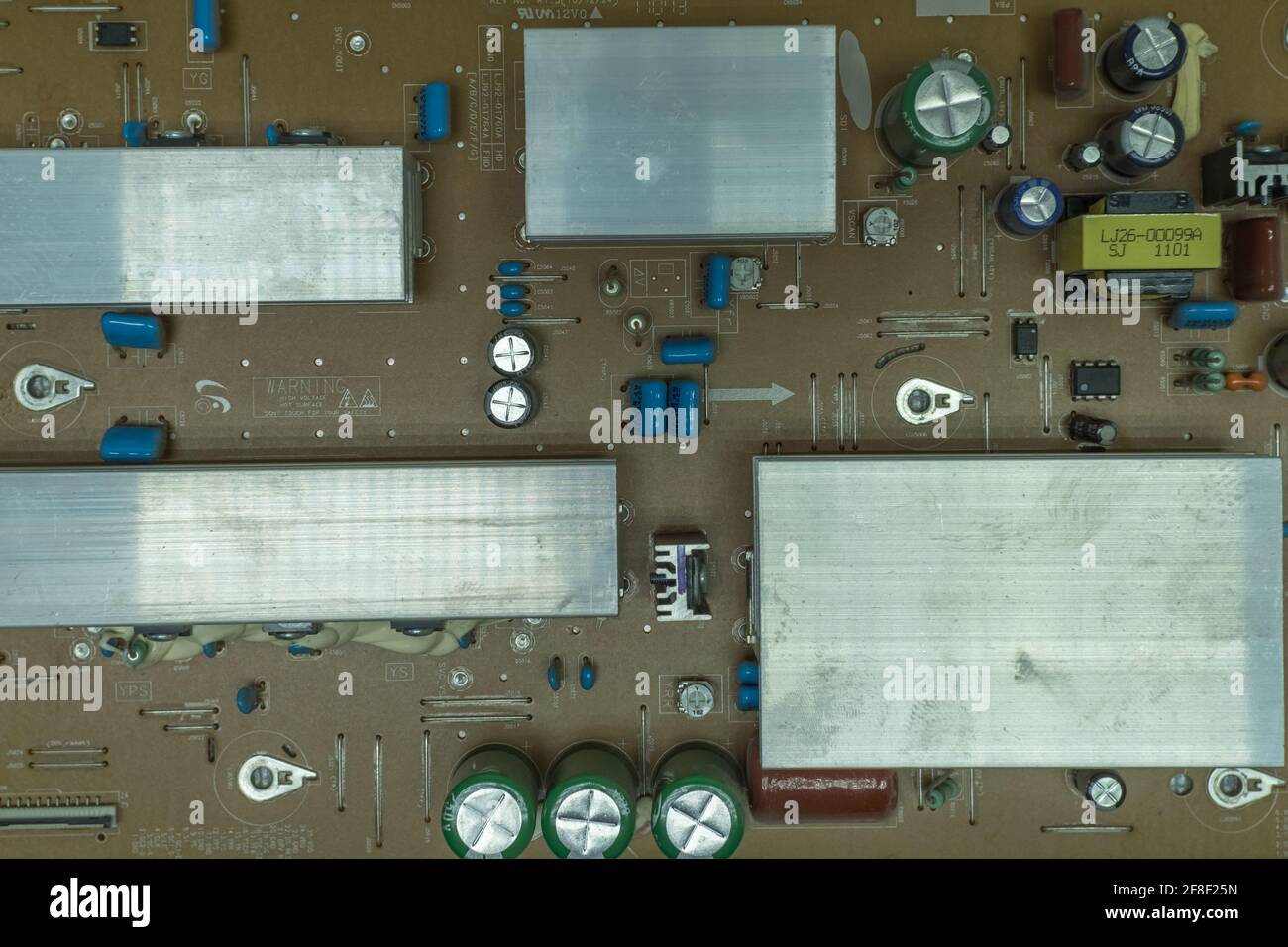 The Y board is used to supply the power supply voltage to the scans of