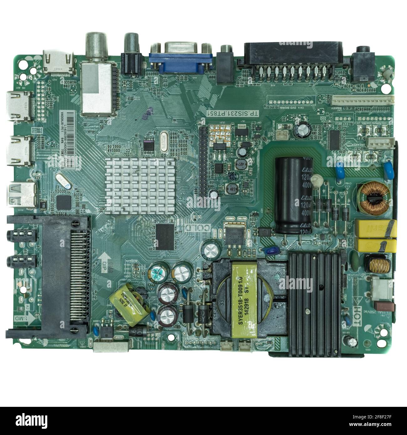 The board is a monoblock LCD TV. Main, inverter, power supply all on ...