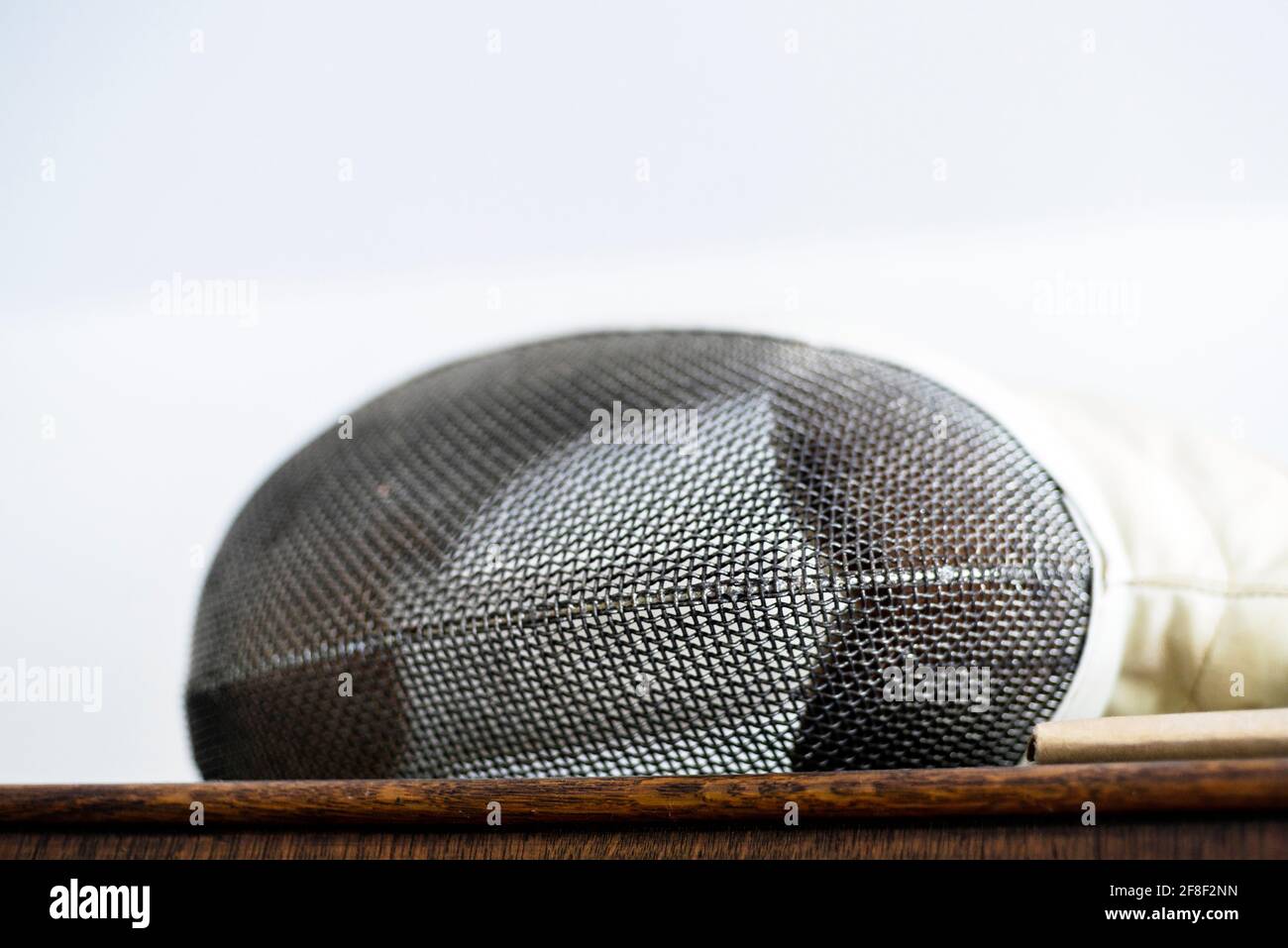 Fencing mask Stock Photo