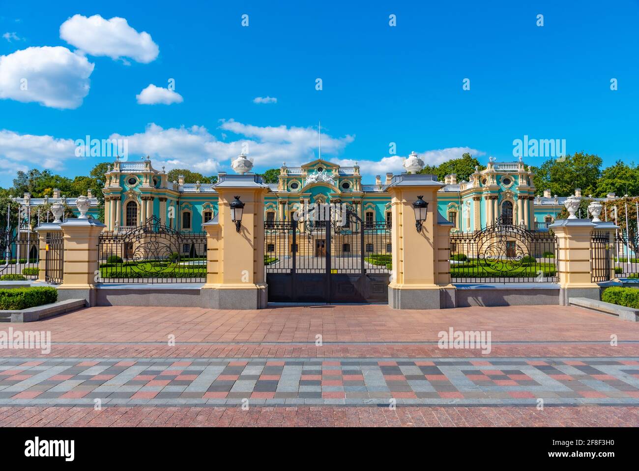 Mariyinsky Palace in Kiev is a ceremonial seat of the Ukrainian president Stock Photo