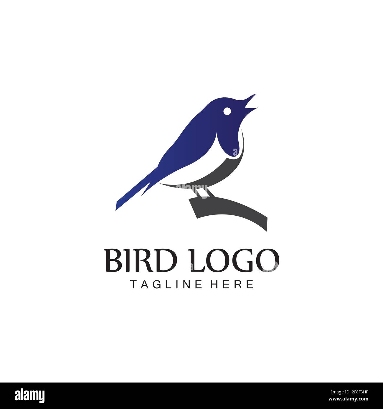 bird logo vector icon design template Stock Vector Image & Art - Alamy