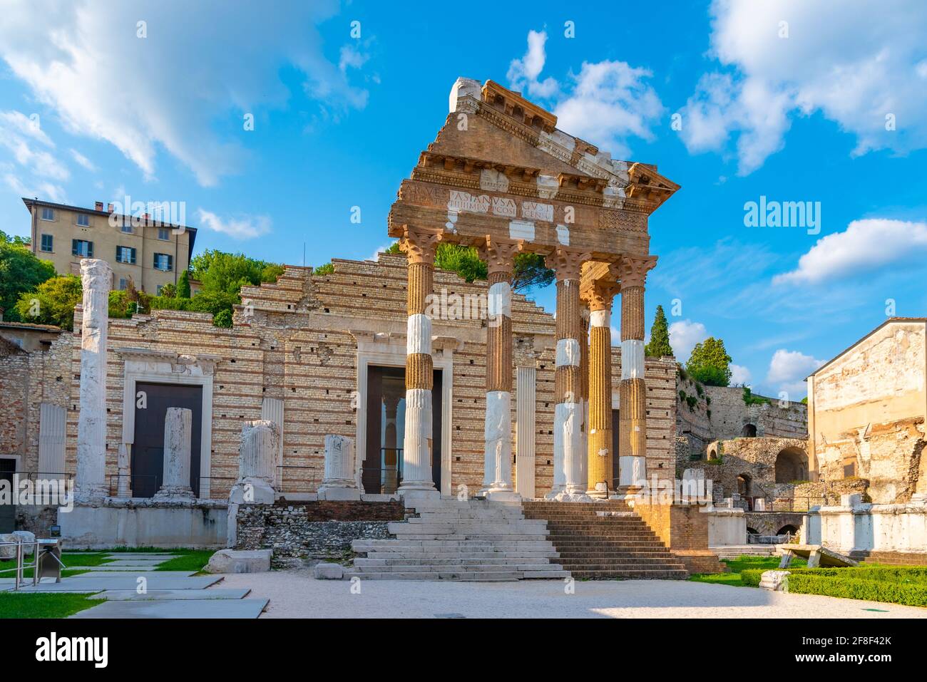roman-ruins-of-tempio-capitolino-in-brescia-italy-stock-photo-alamy