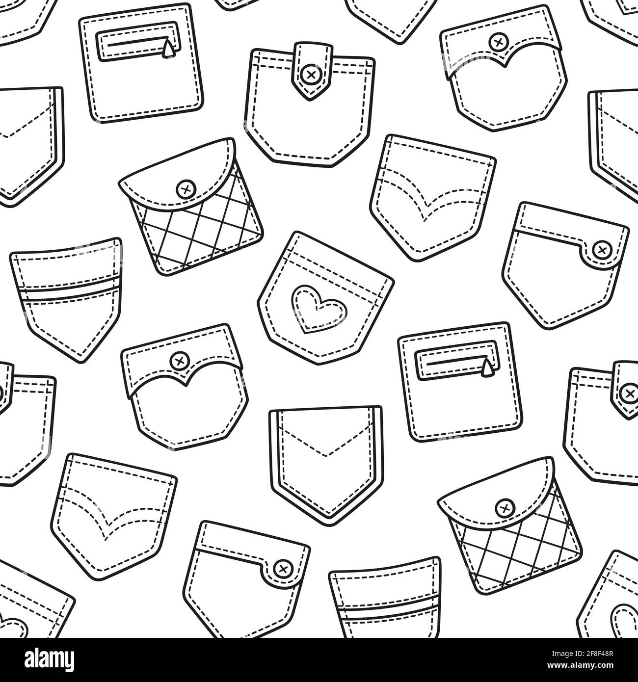 https://c8.alamy.com/comp/2F8F48R/seamless-pattern-with-hand-drawn-denim-patch-pockets-doodle-vector-illustration-2F8F48R.jpg