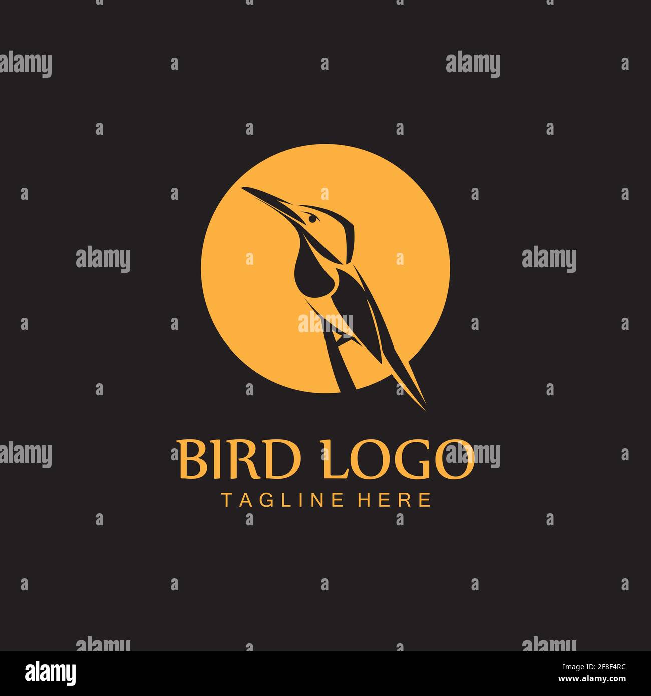 bird logo vector icon design template Stock Vector Image & Art - Alamy
