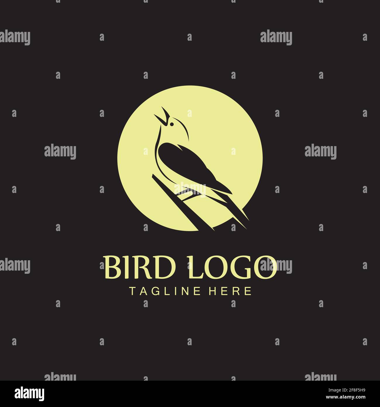 bird logo vector icon design template Stock Vector Image & Art - Alamy