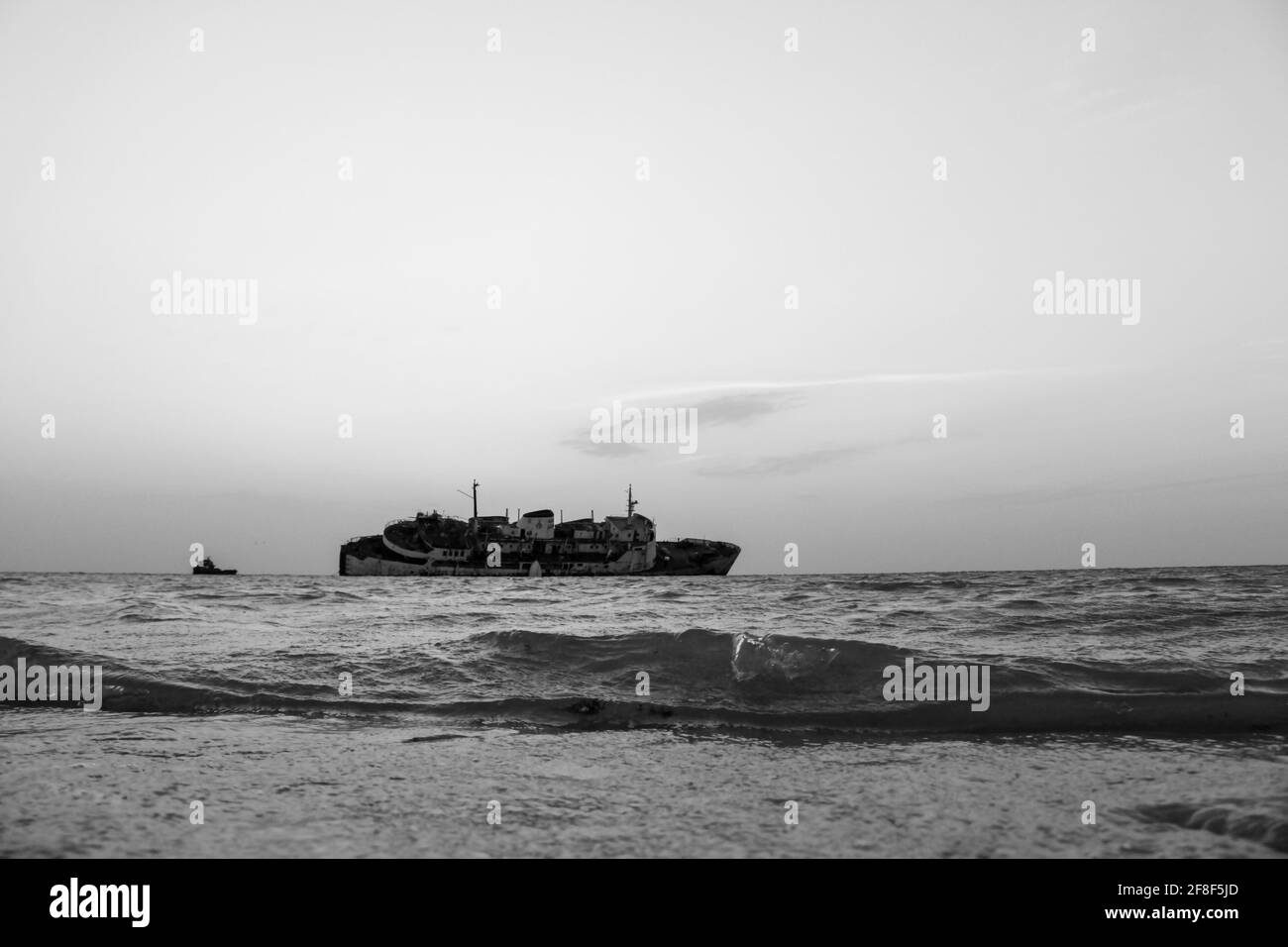 shipwreck in jeddah saudi arabia Stock Photo