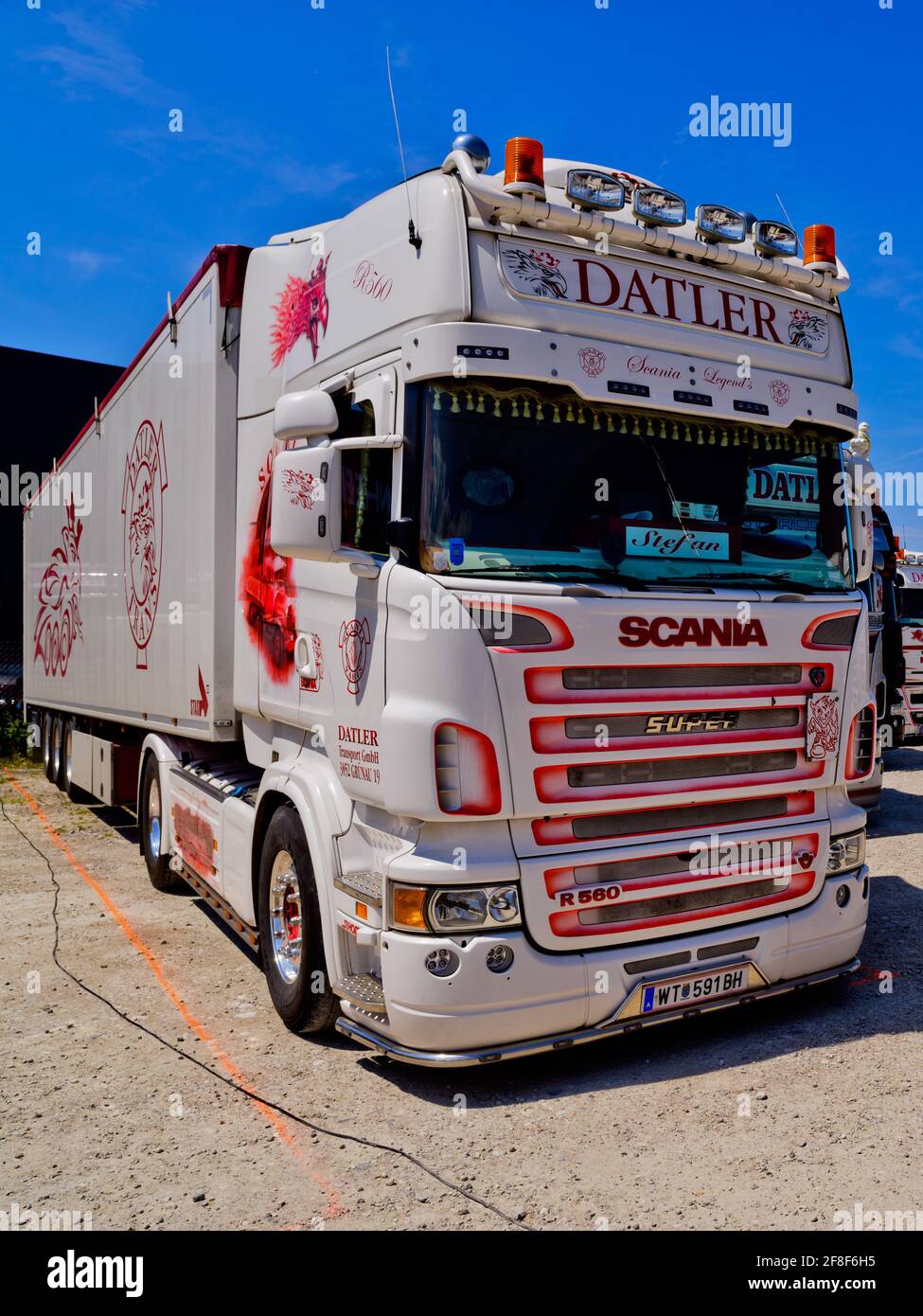 vorchdorf, austria, 02 july 2016, scanai r560 operated by datler at a ...