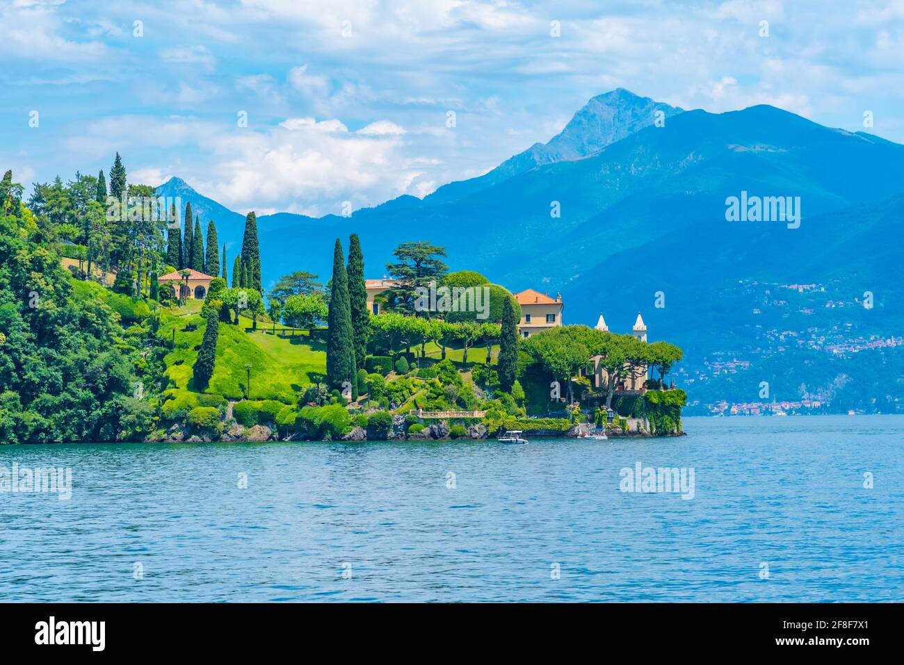 Villa del Balbianello at lake Como in Italy Stock Photo Alamy