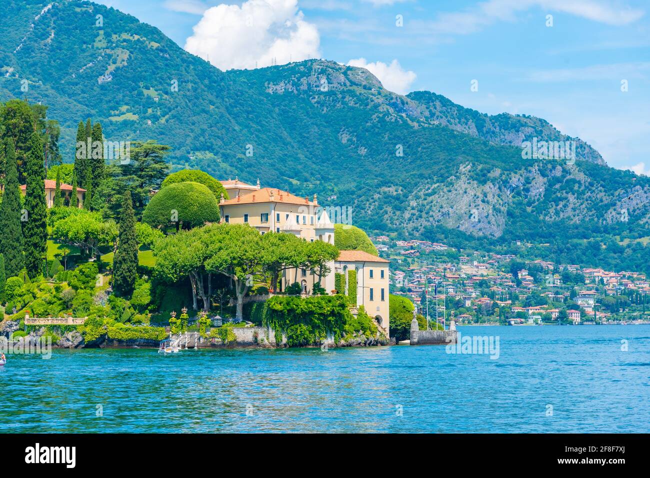 Villa del Balbianello at lake Como in Italy Stock Photo Alamy
