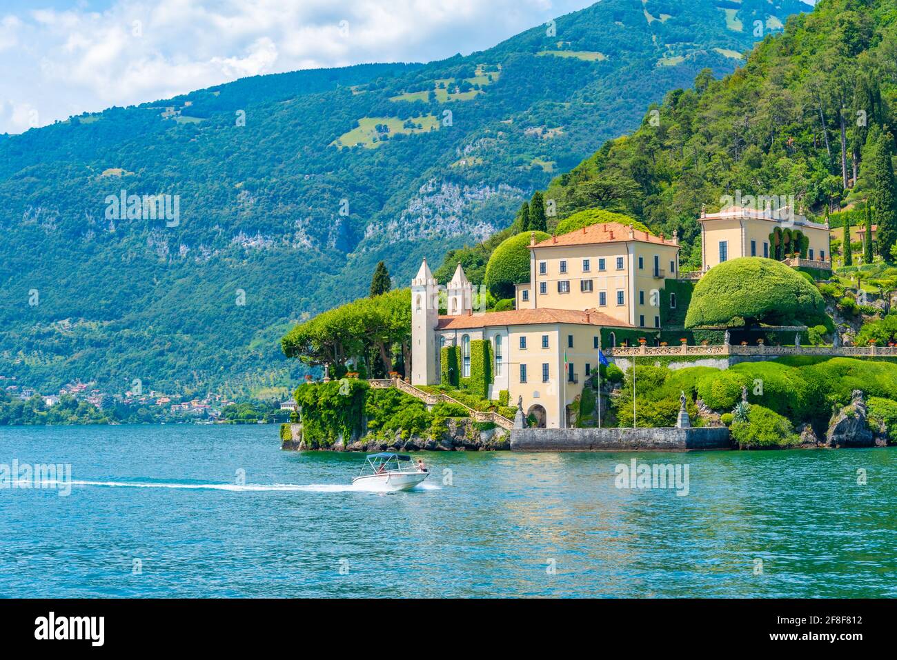 Villa del Balbianello at lake Como in Italy Stock Photo Alamy
