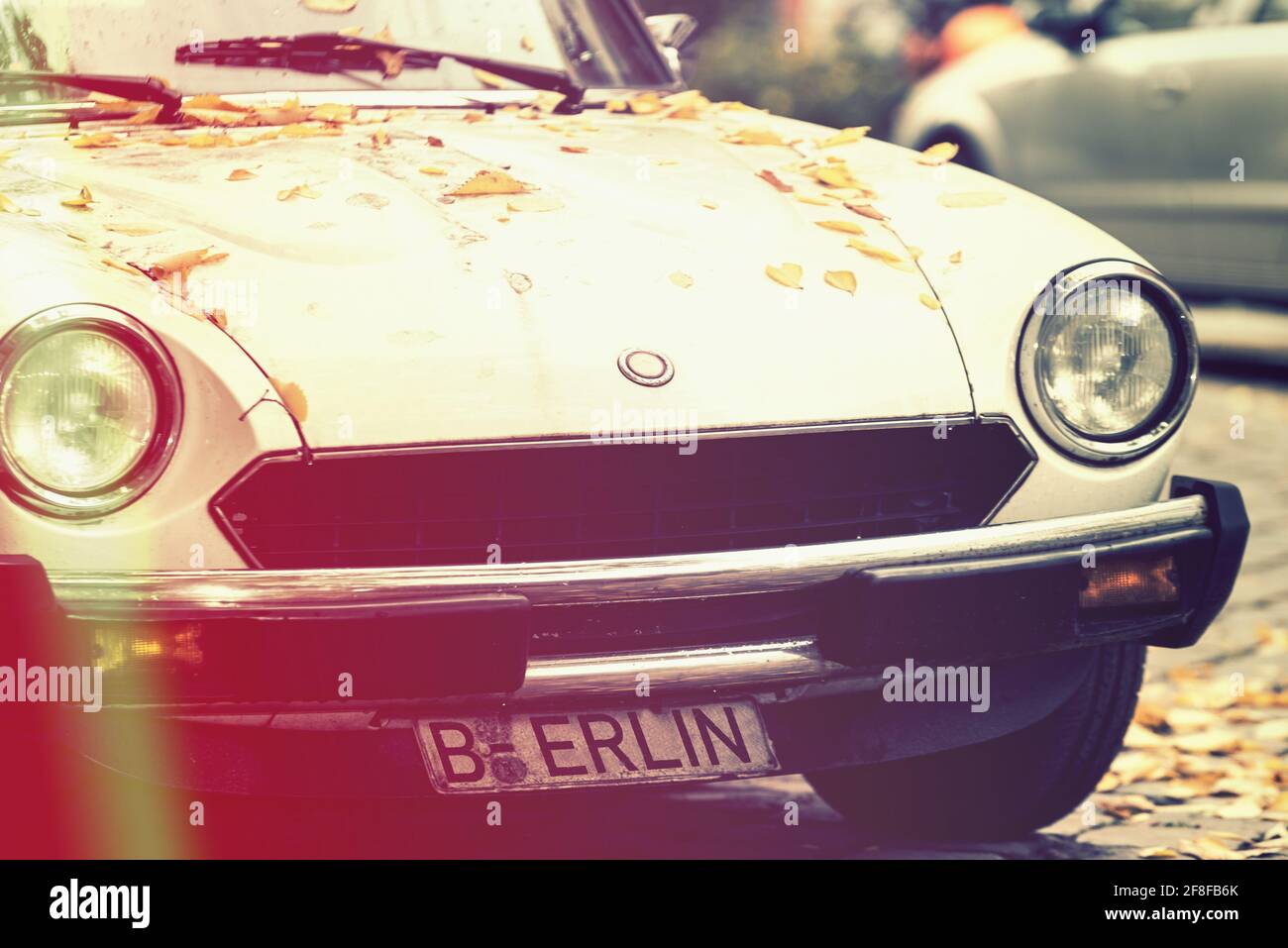 An old car in Berlin Stock Photo Alamy